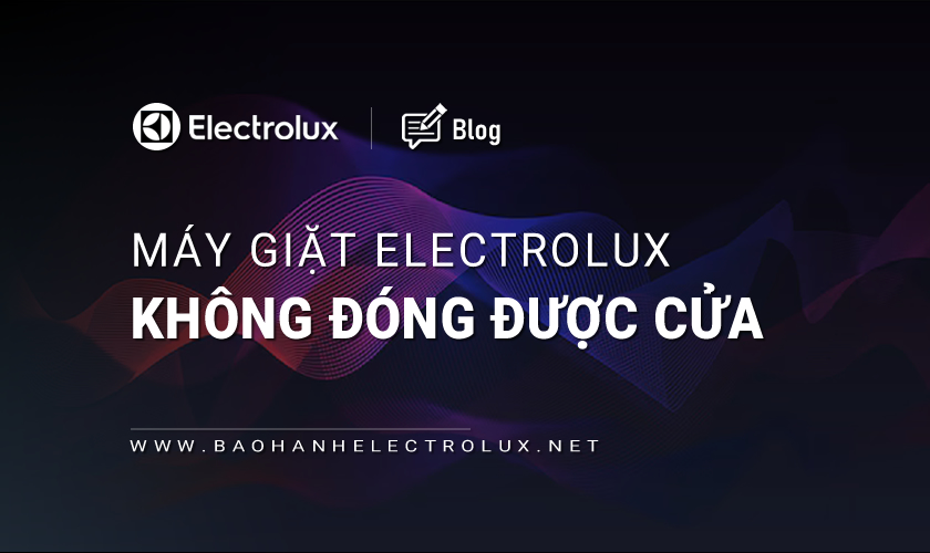 Máy giặt Electrolux không đóng được cửa