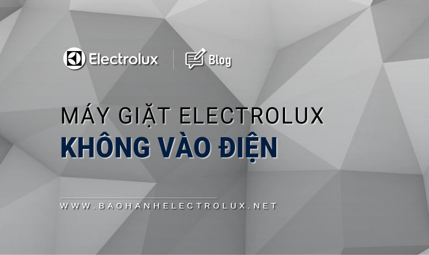 Máy giặt Electrolux không vào điện